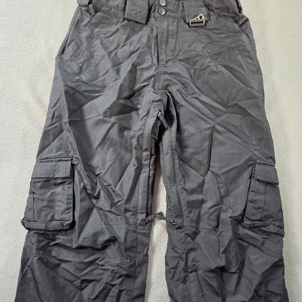 Sims Snowboard Pants Womens Small Black Ski Snow Cargo Vented - Picture 4 of 9
